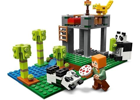 Lego Minecraft El Criadero De Pandas 21158 44900 En Mercado Libre