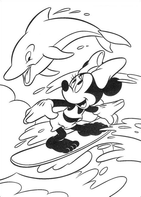 Let your mind go and color in the doodle with our free doodle coloring pages. Kids-n-fun.com | 38 coloring pages of Minnie Mouse