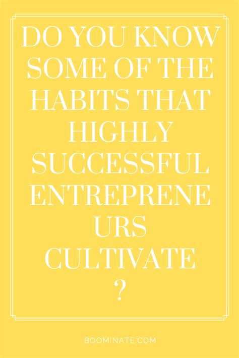 Top Habits Of Successful Entrepreneurs in 2020 | Entrepreneur success ...