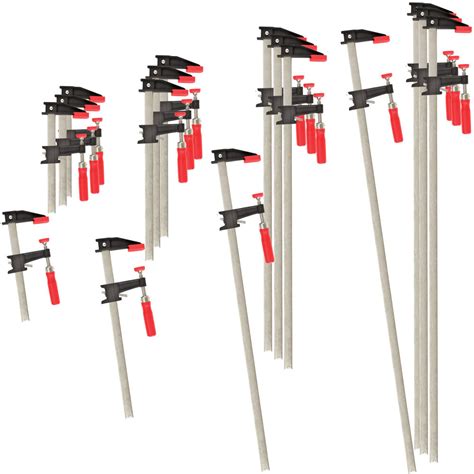 Bessey Gscc Clutch Style Bar Clamp Set 16 Pieces Btb Gscc 16pc