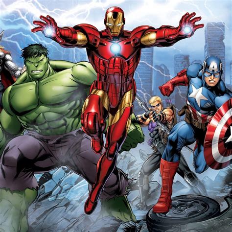 1224x1224 Marvels Avengers Assemble Comic 1224x1224 Resolution
