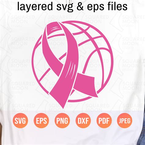 Breastcancer Basketball Svg Fight Cancer Svg Tackle Cancer Etsy Hong Kong