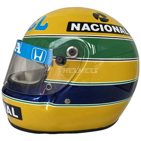 Ayrton Senna 1987 F1 Replica Helmet Full Size Cm Helmets