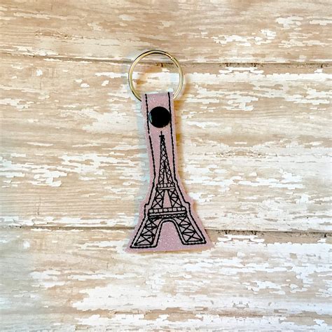 Eiffel Tower Keychain Paris Key Chain Eiffel Tower Zipper Etsy