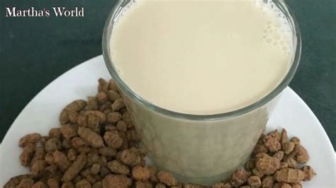How To Make Tiger Nuts Milk Kunun Aya Non Dairy Youtube