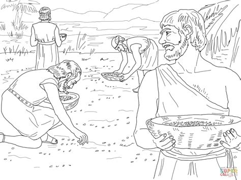 Manna Coloring Page