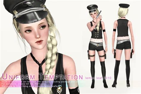 My Sims 3 Blog Uniforms And Accessories By Lemon Leaf