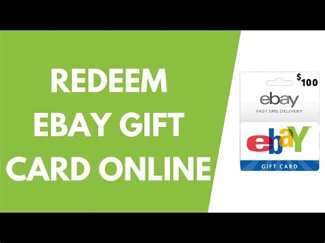 How To Redeem Ebay Gift Card Use Ebay Gift Card For Purchase Youtube