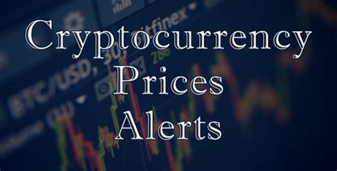 You can set up automatic price alerts through the mobile app to let you know about price movements for a specific cryptocurrency. Crypto Price Alerts | WordPress Plugin | Script-News