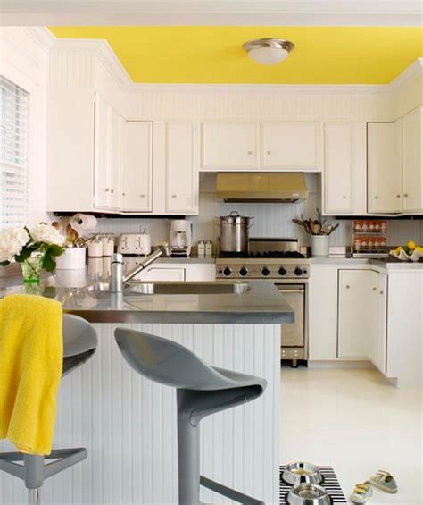 They come in a glossed yellow finish with little white accents for that charming beautiful look. How To Decorate The Kitchen Using Yellow Accents