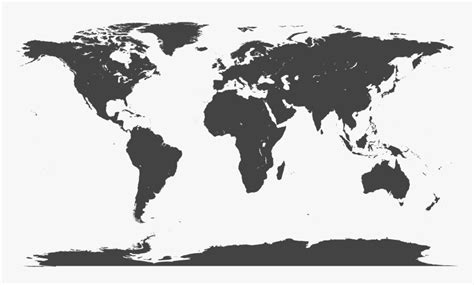 Blank Large World Map Hd Png Download Transparent Png Image Pngitem