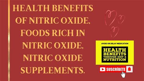 Health Benefits Of Nitric Oxide Foods High In Nitric Oxide Nitric