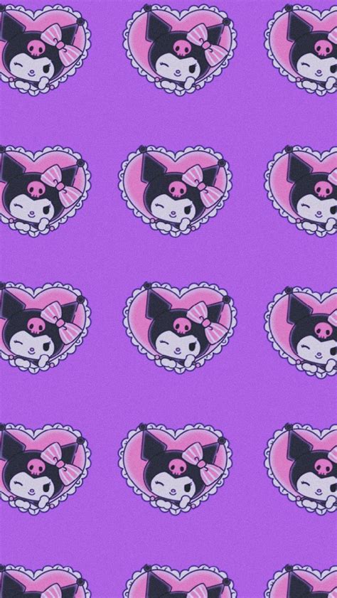 kuromi wallpaper in 2021 hello kitty iphone wallpaper hello kitty wallpaper sanrio wallpaper