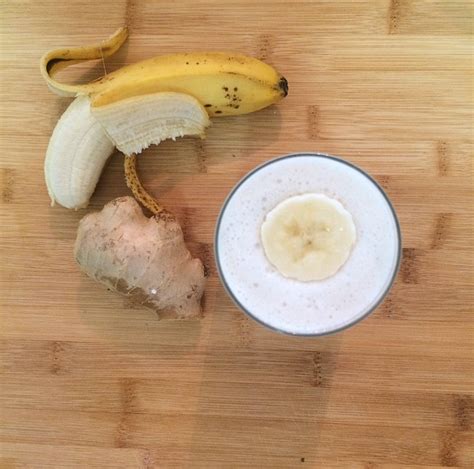 Ginger And Banana Healthy Smoothie