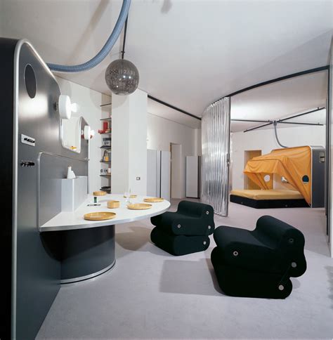 Joe Colombos Apartment In Milan 1970s Vitra Design Interior Design