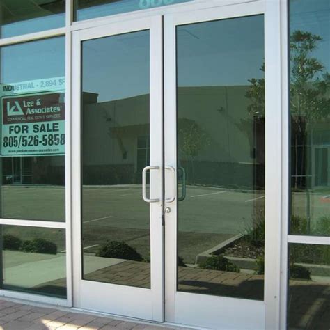 Tempered Glass Doors And Windows For Buildingsofficestore Front
