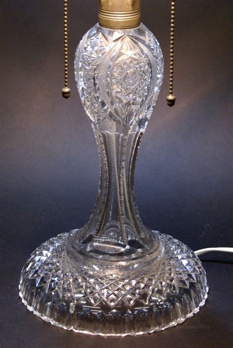 Antiques Atlas An Early 20th Century French Cut Glass Table Lamp
