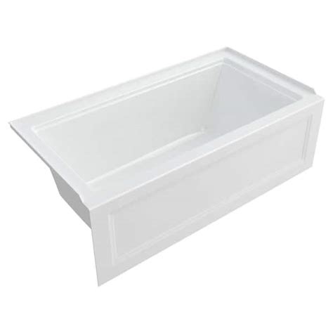 American Standard Town Square S 60 In Acrylic Left Drain Rectangular