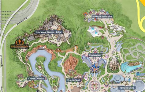 First Look At Star Wars Galaxys Edge Map For Disneyland 760