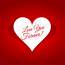 Love You Forever Message In Heart Vector Design Illustration  Download