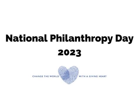 National Philanthropy Day 2023