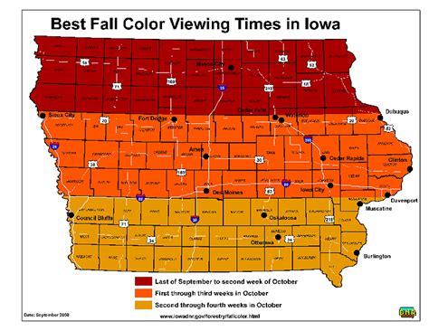This Is When Youll See The Best Fall Colors In Iowa