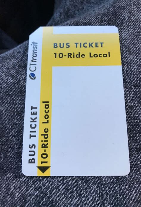 Ct Transit 10 Ride Bus Passes For Sale For Sale In Hartford Ct Offerup