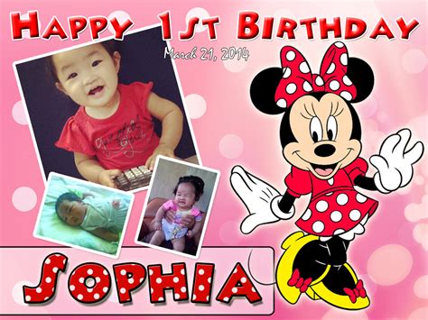 Ideal minnie mouse tarpaulin layout for birthday. Tarpaulin Design | Cebu Balloons and Party Supplies - Part 12