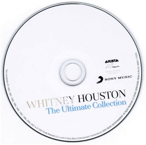 Whitney Houston The Ultimate Collection Persons All Płyta Cd