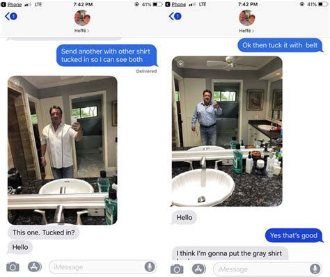 Dad Texts Daughter For Advice On His Outfit For A Date And Their