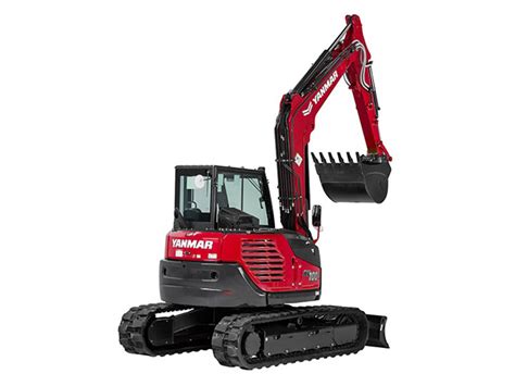 New 2022 Yanmar Sv100 2a Cab Rubber Track Red Excavators In Saint