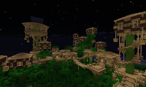 Minecraft Jungle House Blueprints Hd
