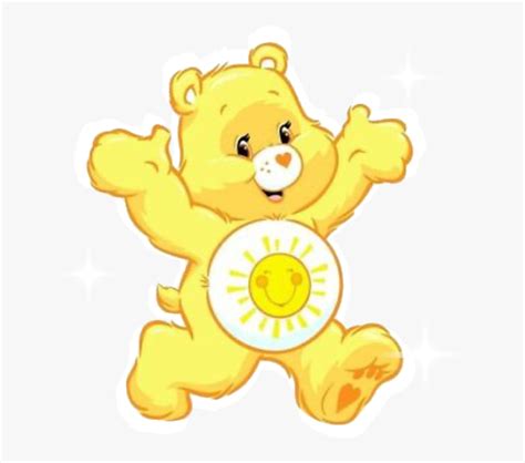 Carebears Yellow Aesthetic Happy Sun Freetoedit Care Bear