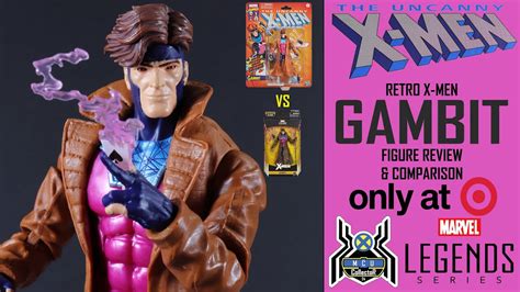 Marvel Legends Retro Xmen Gambit Target Exclusive Figure Review Youtube