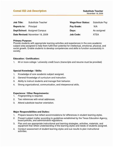40 Special Education Teacher Resume Description For Your Needs