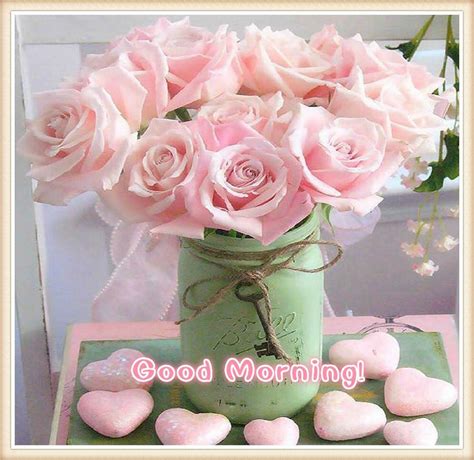 Pink Good Morning Flowers Pictures Photos And Images For