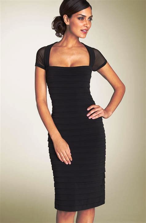 Maggy London Illusion Black Dress Flawssy