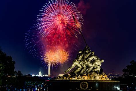 29 29 Arlington Va Fireworks Display On The National Mall As Seen