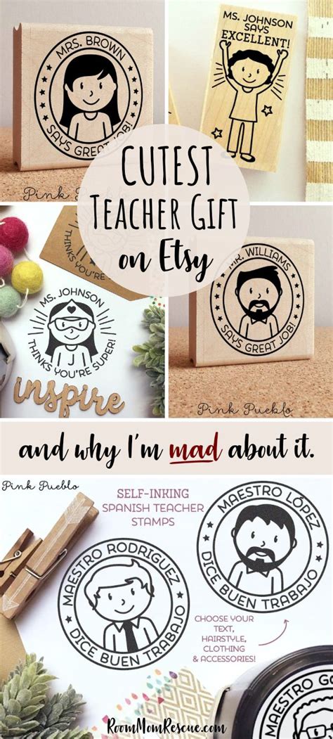 My Favorite Custom Teacher Stamps On Etsy And Why Im Mad About Them