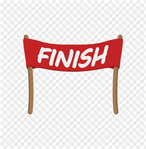 Finish Finish Banner Symbol Der Meisterschaft Erfolgreiche Rennsymbol