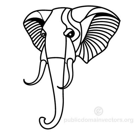 Elephant Vector Clip Art Public Domain Vectors