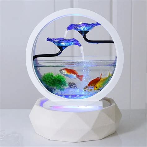 Small Fish Tank Creative Water Fountain Life Changing Products