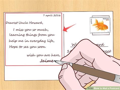 How To Mail A Postcard 6 Steps With Pictures Wikihow