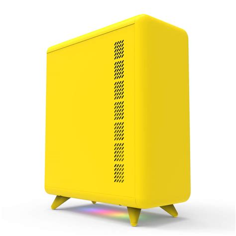 Buy Golden Field Q3056 Y Mini Itx Pc Case Small Size Yellow Computer