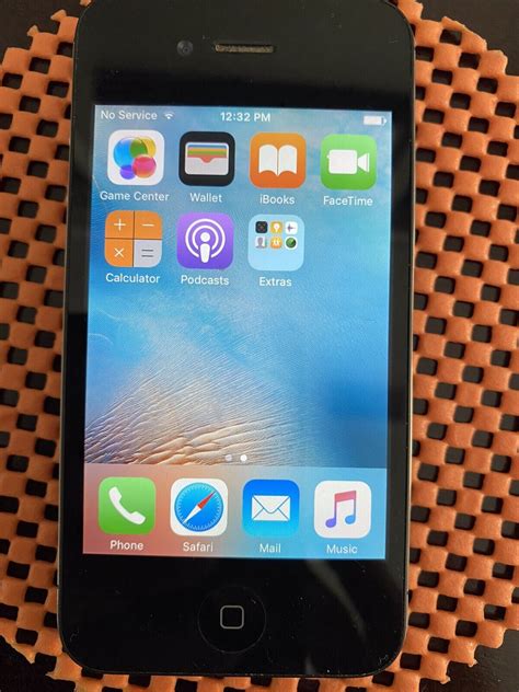 Apple Iphone 4s 16gb Cell Phone Unlocked Model A1387 Black Ebay