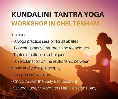 Kundalini Tantra Yoga Workshop At St Margarets Hall Cheltenham
