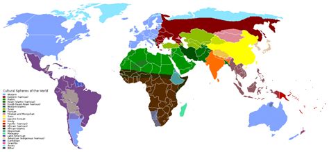 World Cultures Mapped Vivid Maps