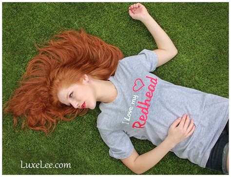 Love This Shirt I Love Redheads Redhead Outfit T Shirts For Women
