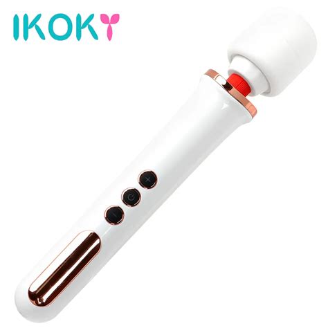 Ikoky Vibrator G Spot Massager Av Rod Big Size Clitoris Stimulator Strong Vibration Sex Toys For