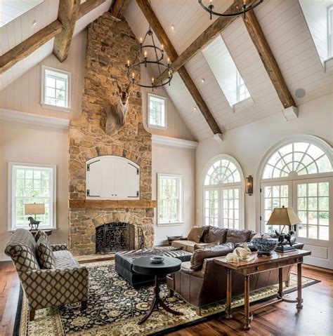 45 Awesome Great Room Vaulted Ceiling Farmhouse Ideas Have Fun Decor